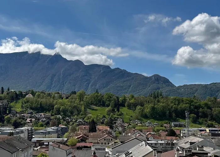 アパート Superbe T2 Renove, Climatise, Parking, Balcon - Vue Et Montagnes - Fr-1-555-116